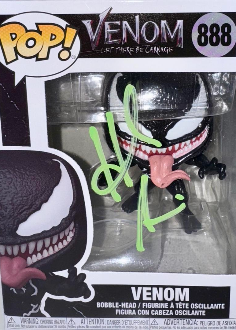 Hank Azaria Signed Funko Pop #888 "Venom" (Let There Be Carnage) - Beckett COA